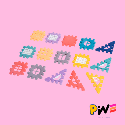 Large scale house building block simulation window design, kindergarten construction, creation of boys and girls large house bui