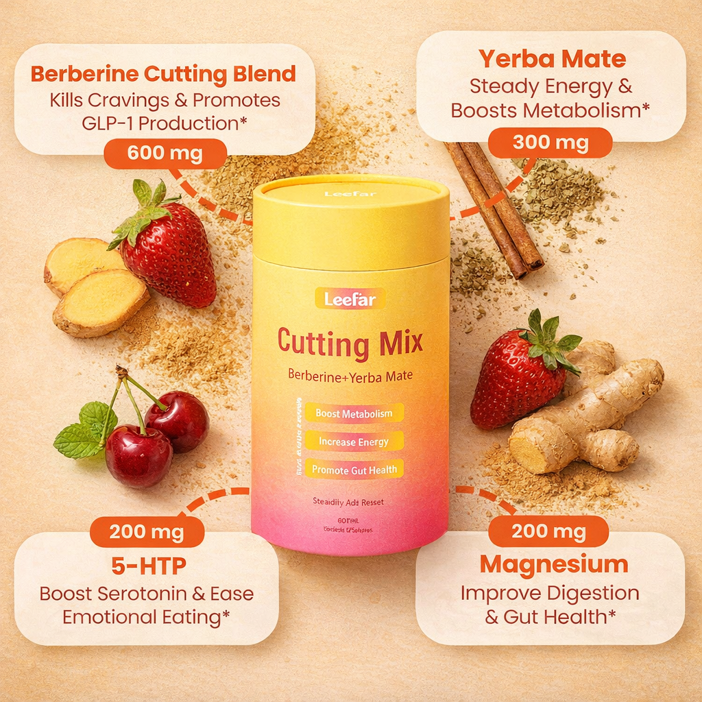 LeeFar Cutting Drink Mix – Berberine & Yerba Mate