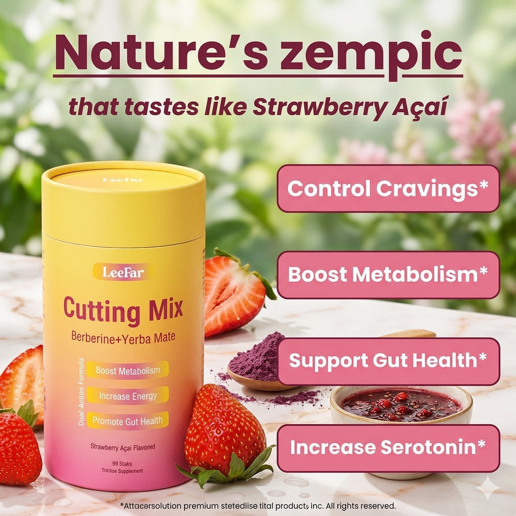 LeeFar Cutting Drink Mix – Berberine & Yerba Mate